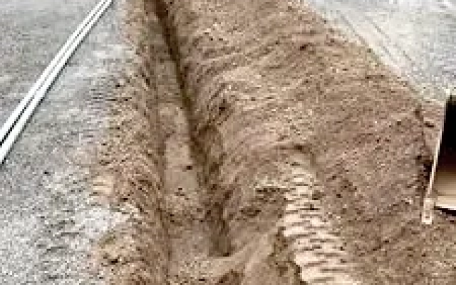 utility trench for power trench
